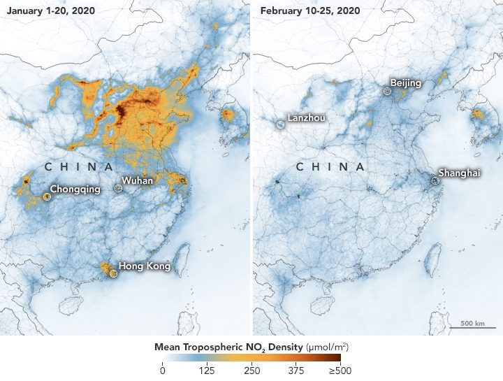 China's Nitrogen Level Map