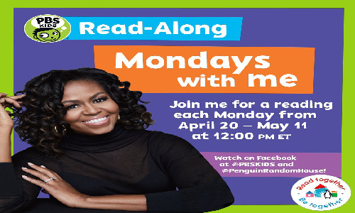 Michelle Obama is hosting a weekly story time for kids during the pandemic