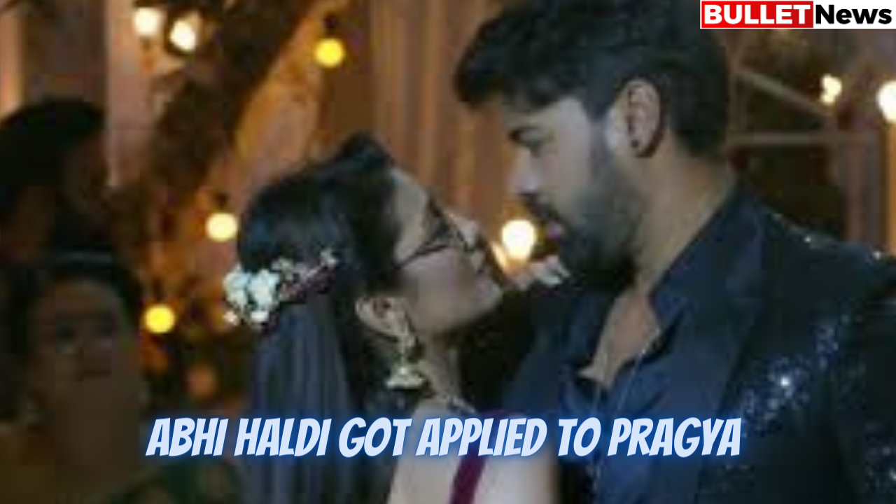 Abhi haldi got applied to Pragya