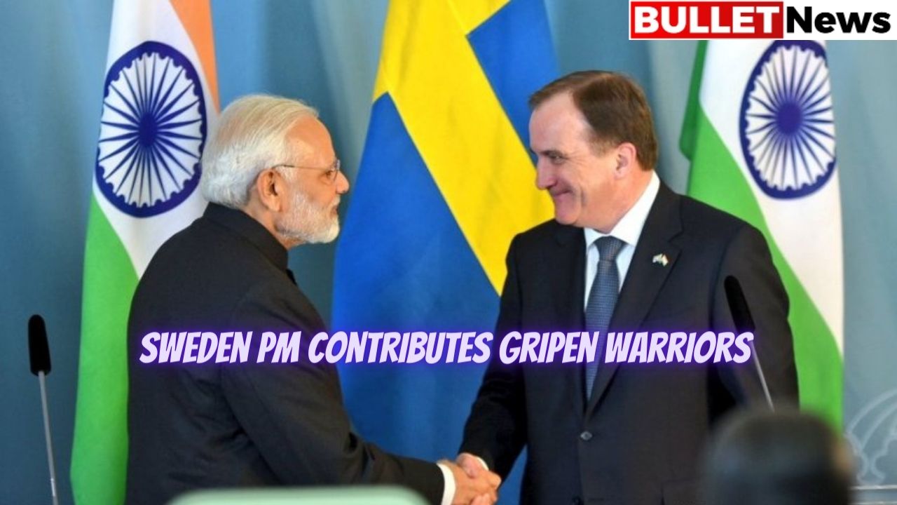 Sweden PM contributes Gripen warriors