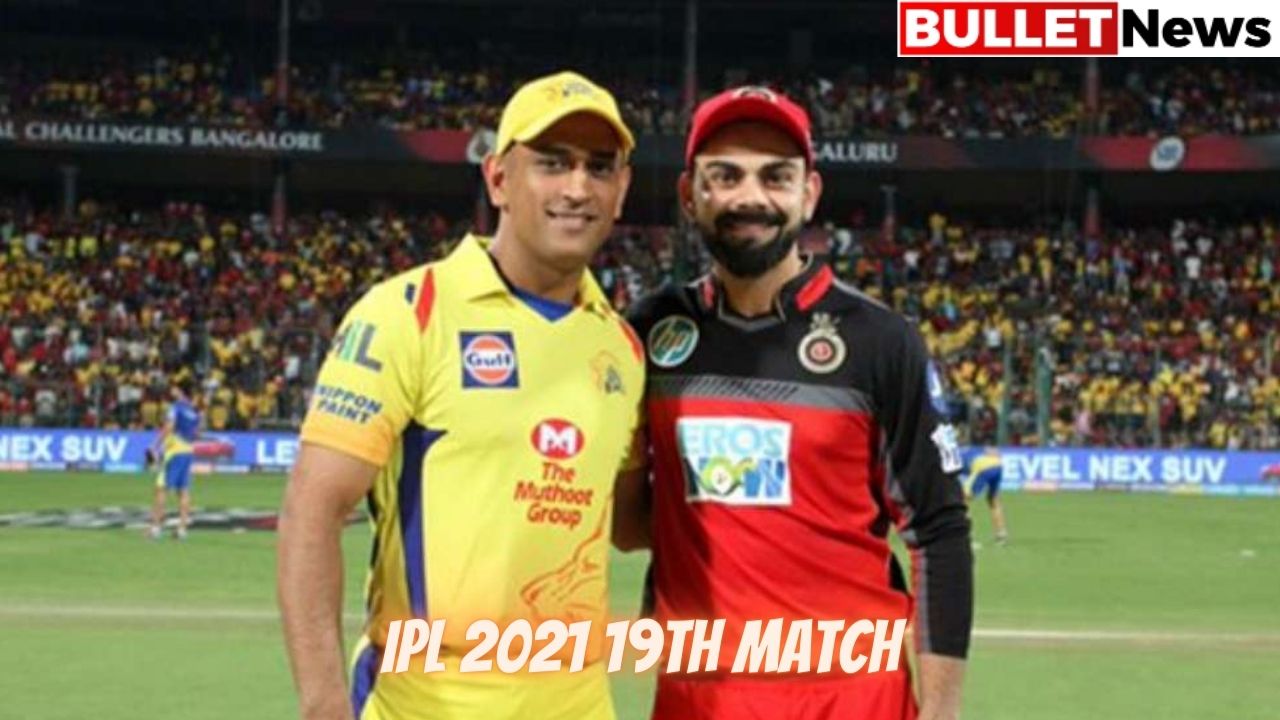 IPL 2021 19th Match
