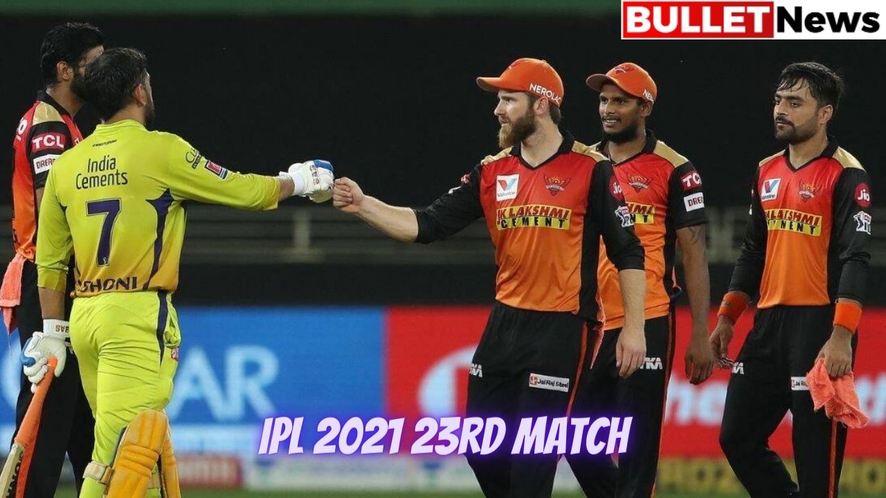 IPL 2021 23rd Match