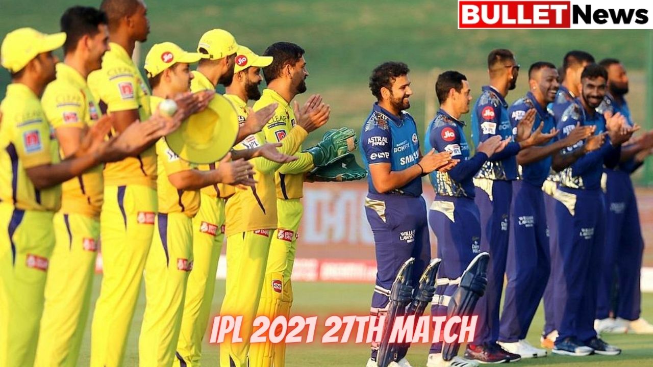 IPL 2021 27th Match